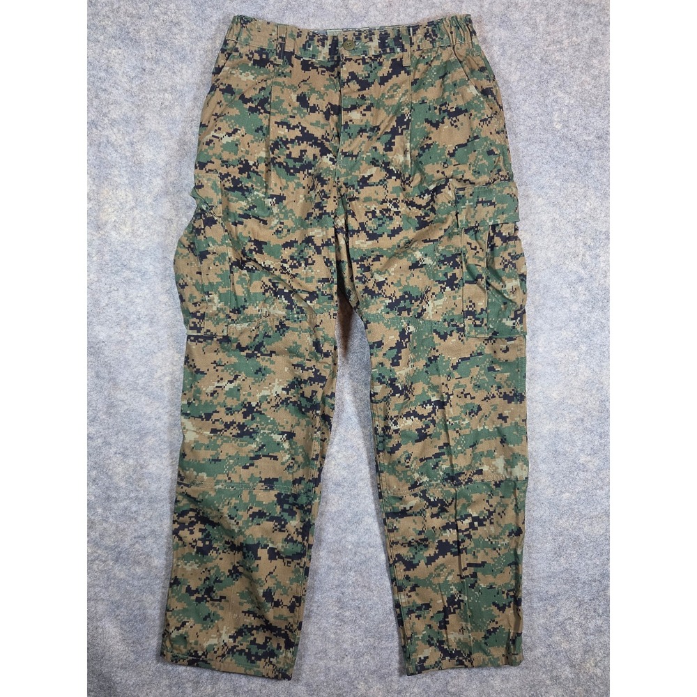 USMC MARPAT Woodland Camo Trousers MCCUU Medium Short Digital Combat Pants